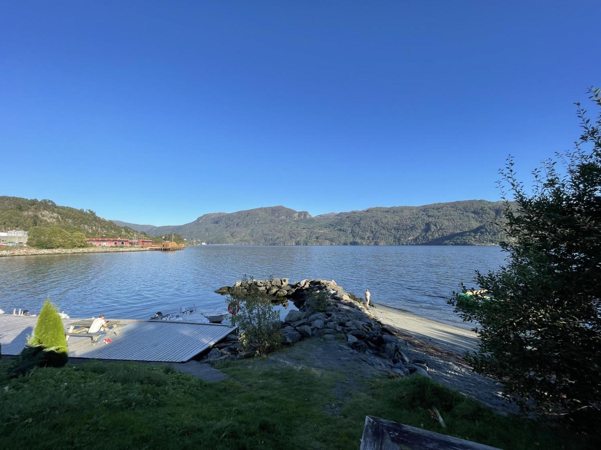 Sauda Fjord Camping Saudasjoen Exterior photo