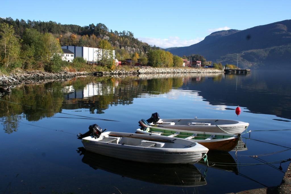 Sauda Fjord Camping Saudasjoen Exterior photo